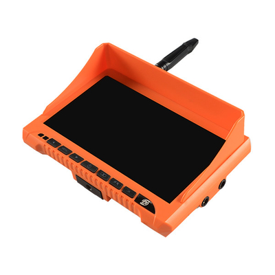 La registrazione senza fili del sistema del monitor di TFT LCD HD funziona colore arancio